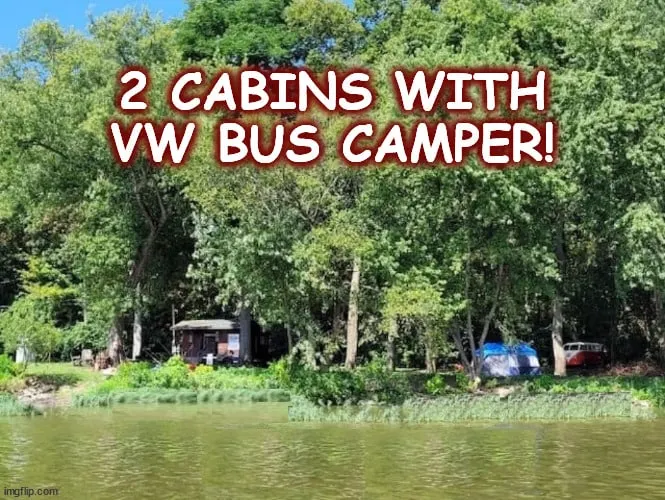 2 cabins, a vw bus & a hot tub! - Image 1