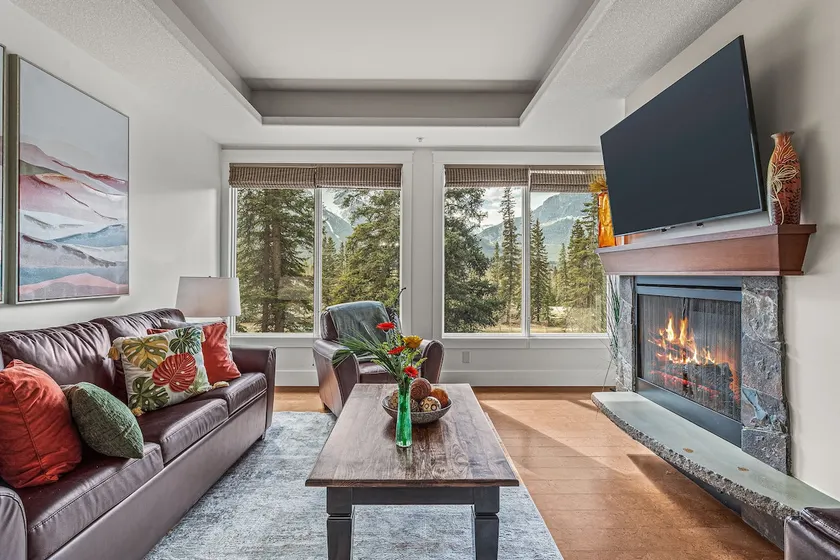 Serenity in Canmore: 2BR Condo w/ Pool & Hot Tub - Image 1