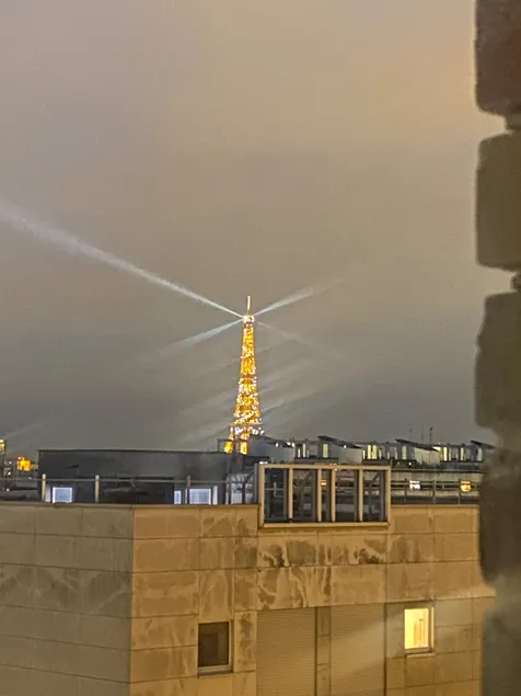 Charming 31 m2 studio with Eiffel Tower view and full balcony - Image 1