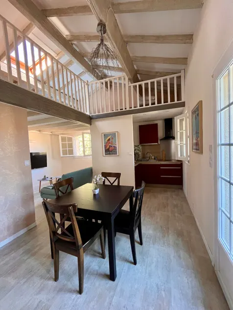 Between pine trees and beach, 3-star studio terrace! - Image 1