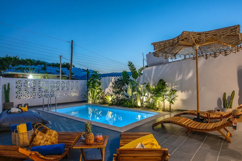 Serene Pool Villa • 8 min to Kalyves Beach & Views - Image 1