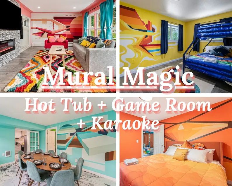 Mural Magic Red Rocks: HotTub, Pool Table, Karaoke - Image 1