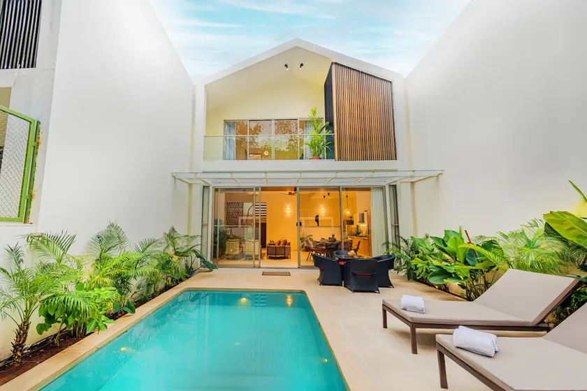 Lux 3bhk villa in Vagator near beach|Pool|Speaker - Image 1