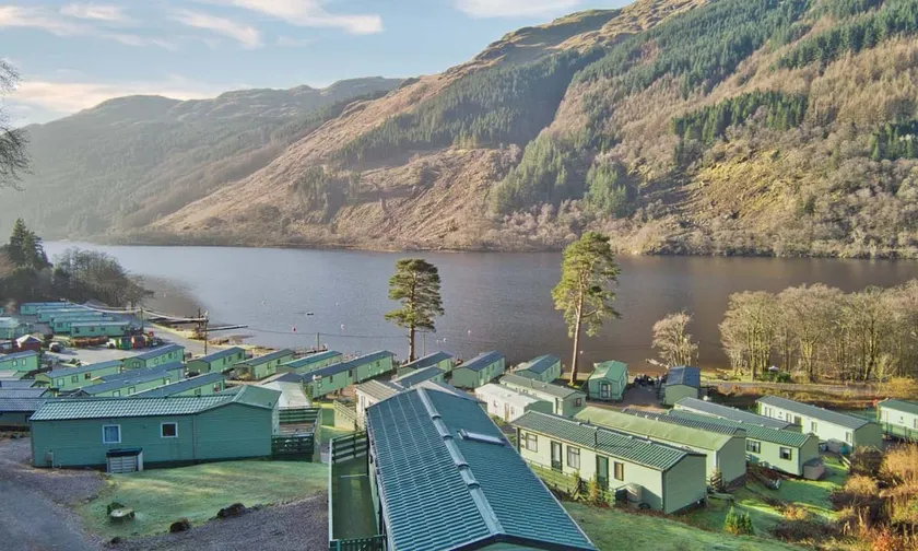 Hot Tub Cottage 2 Bedroom at Loch Eck Caravan Park - Image 1