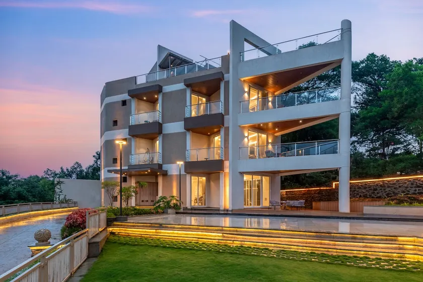 Mocha House with Indoor Pool, BBQ & Bonfire at Lonavala by StayVista - Image 1