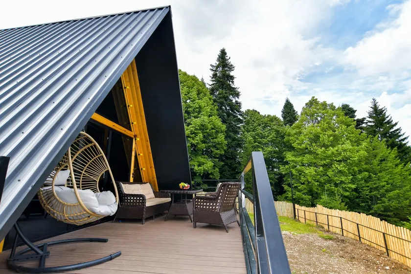 Wooden cottage ”Mebira” hidden in the woods - Image 1