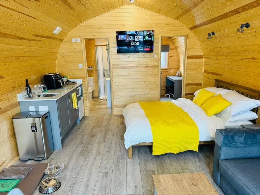 Ffrith Park hotel pods - Image 1