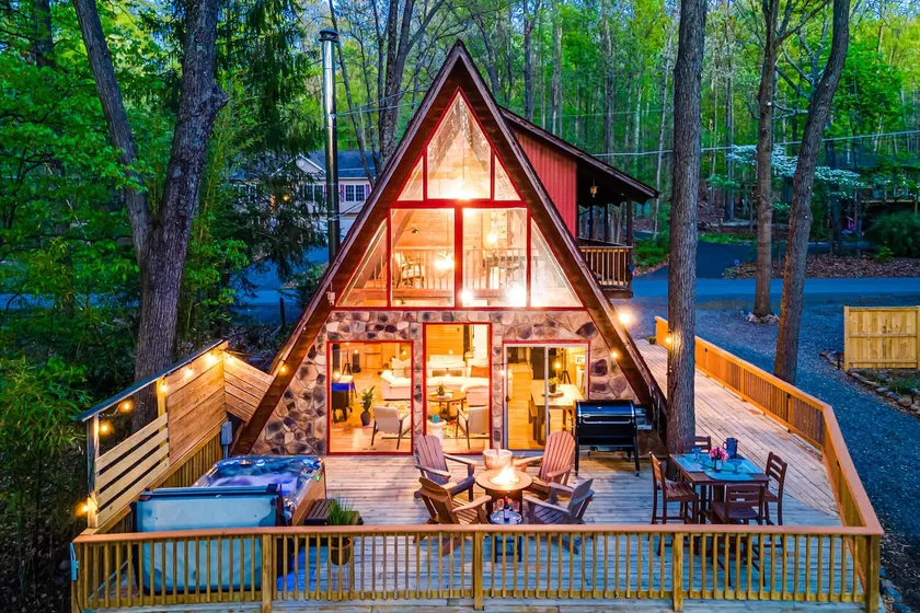 Guest-Favorite A-Frame with Hot Tub Harpers Ferry - Image 1
