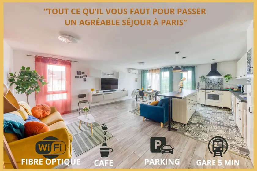 Paris Family & Friends - Gare à 5 Minutes - Parking - Image 1