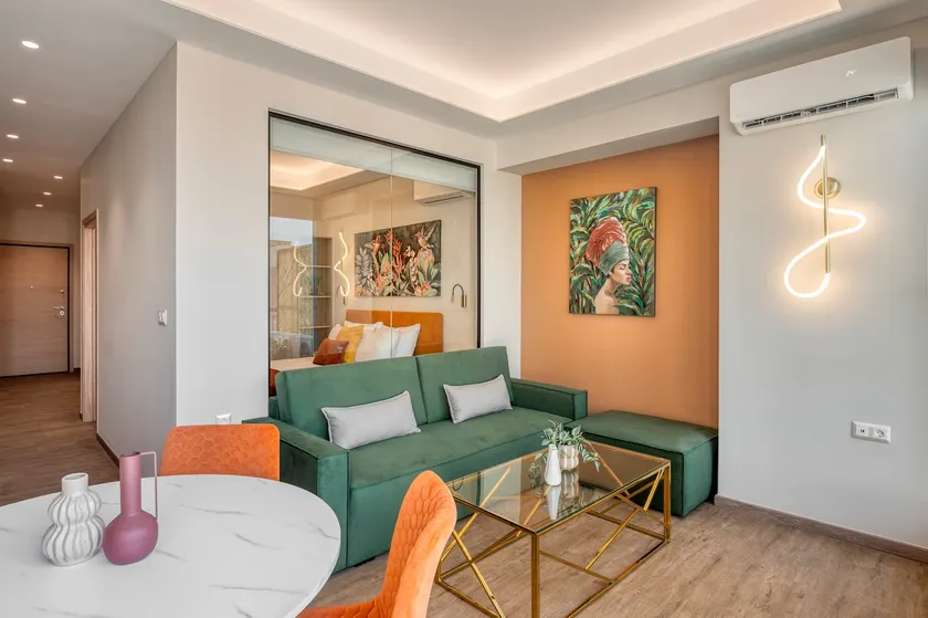 Piraeus Port Suites 2 bedrooms 6 people balcony - Image 1