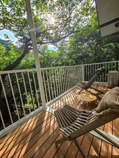 New! Log house style warm space/hot springs/luxury speakers/forest bathing & BBQ/forget the time and refresh - Image 1