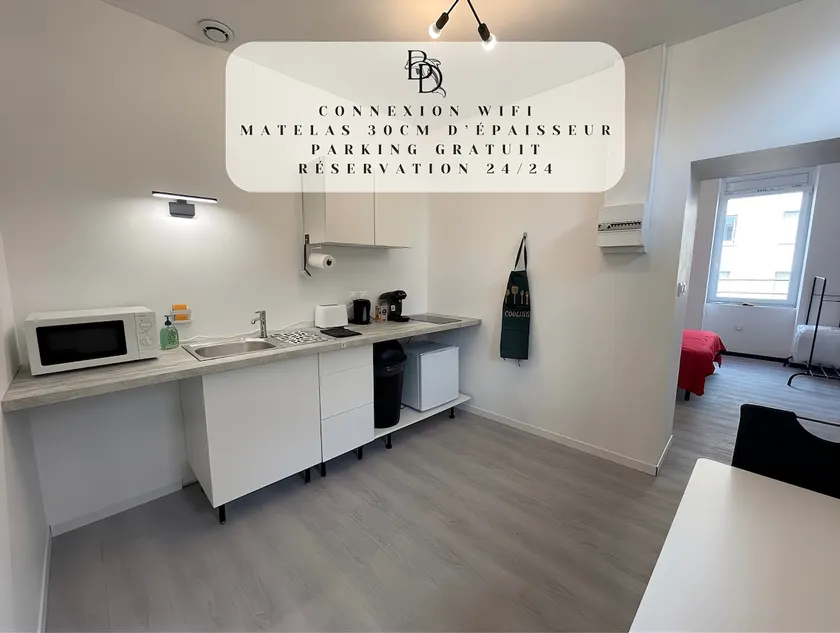 T1 Bis B3 30 m2 Cozy 7 min walk Train stations apartment - Image 1