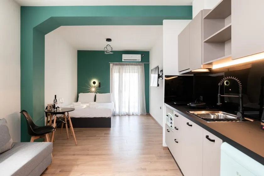 Ioanna's Apartments Light Green - Image 1