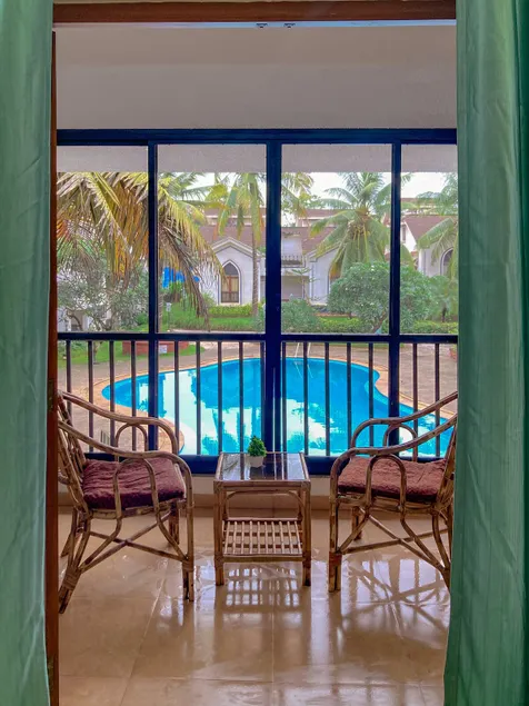 Tranquil 1BHK Apart wt Pool View in Arpora - Baga - Image 1