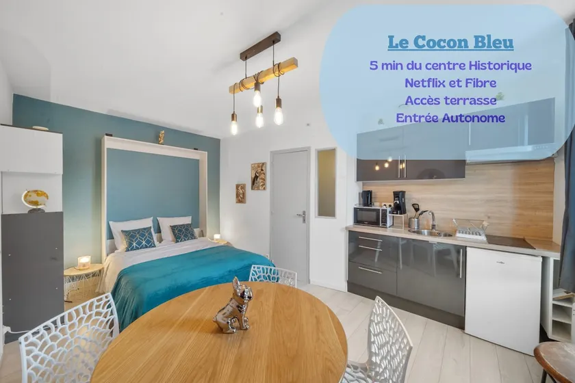 BLUE COCON #Comfort # Free parking # Central - Image 1