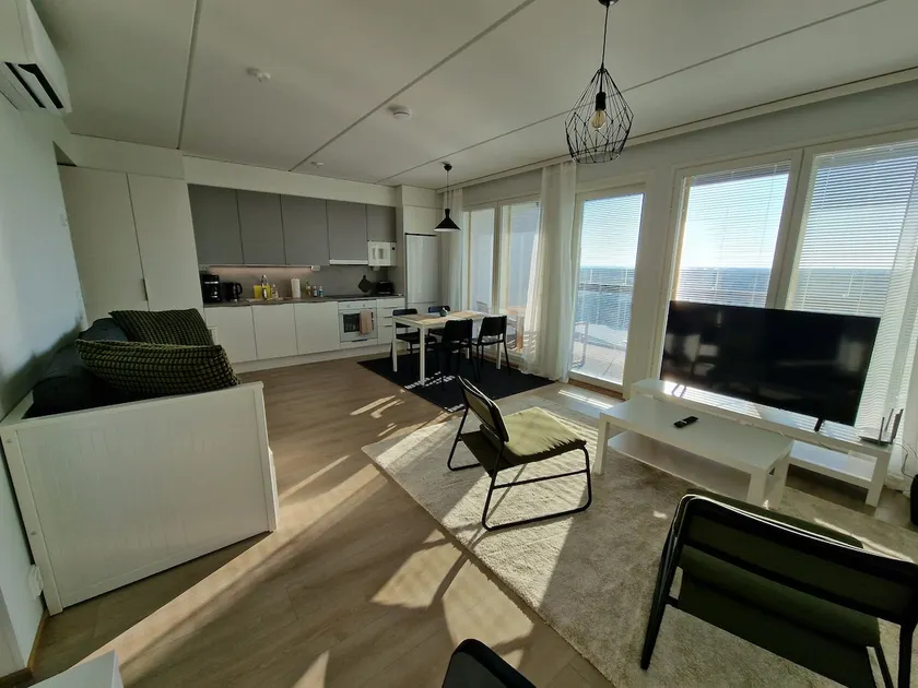 Two-room apartment 50m2 with sauna/parking space, great views - Image 1