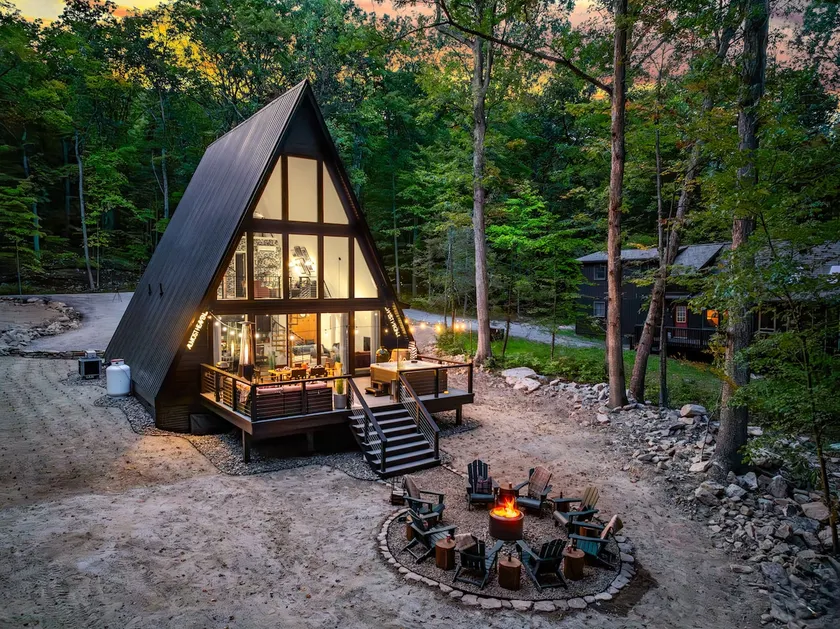 Frog Hollow · A-Frame & Hot Tub · Stay with Branch - Image 1
