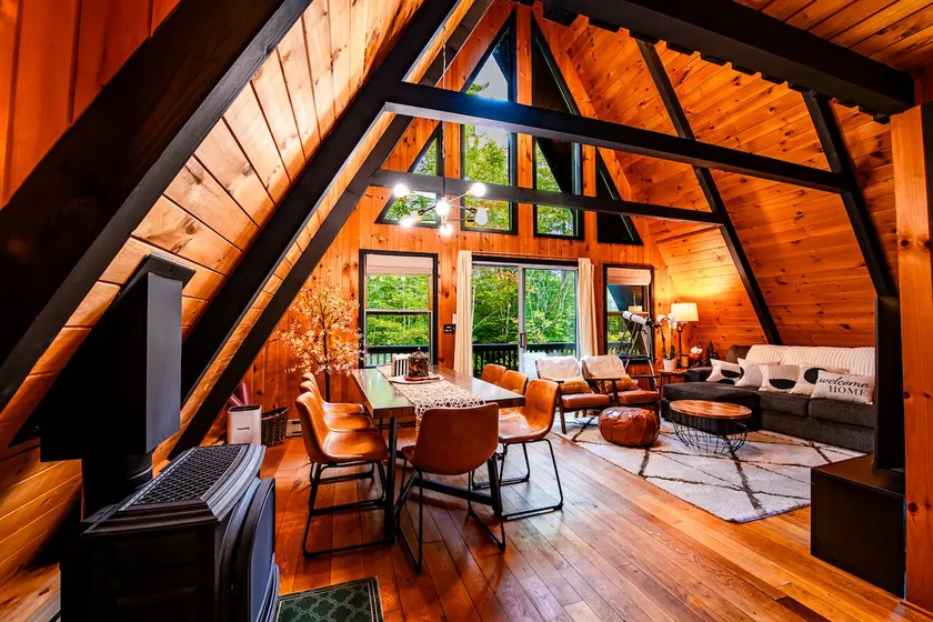 ADK Lux A-Frame Cabin w Hot Tub - Image 1
