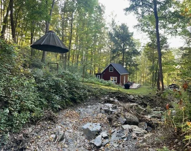 Little Red Cabin in the Woods - Image 1
