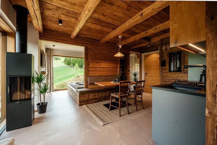 Chalet "Troadkostn" mit finnischer Panoramasauna & Edelstahl Hot Tub - Image 1