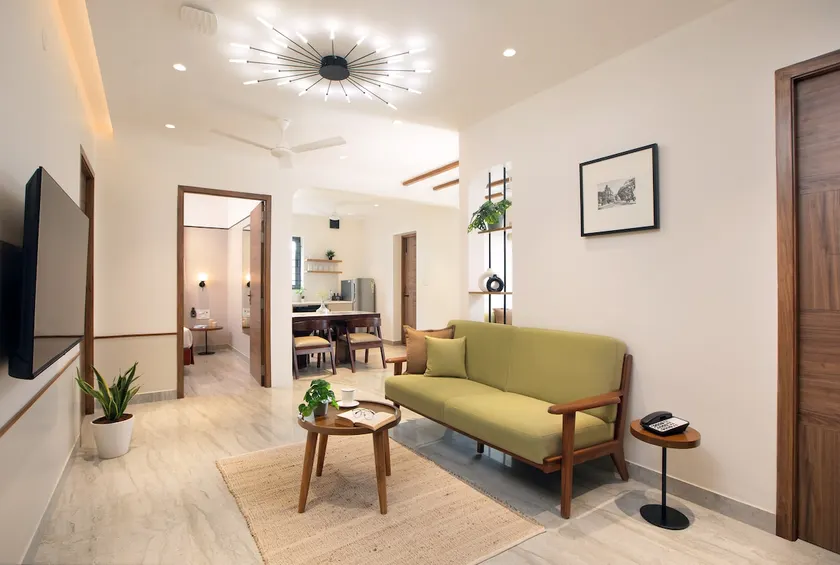 MG Apart 3 BHK Suite Balcony - The Madras Grand - Image 1