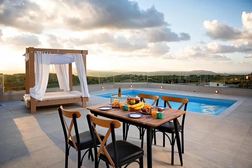Aurora Heraklion Seasons Villa- Sea Pool Fireplace - Image 1
