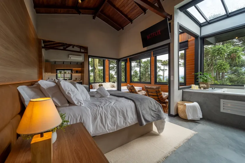 Cabana in Urubici with a Hot Tub. - Image 1