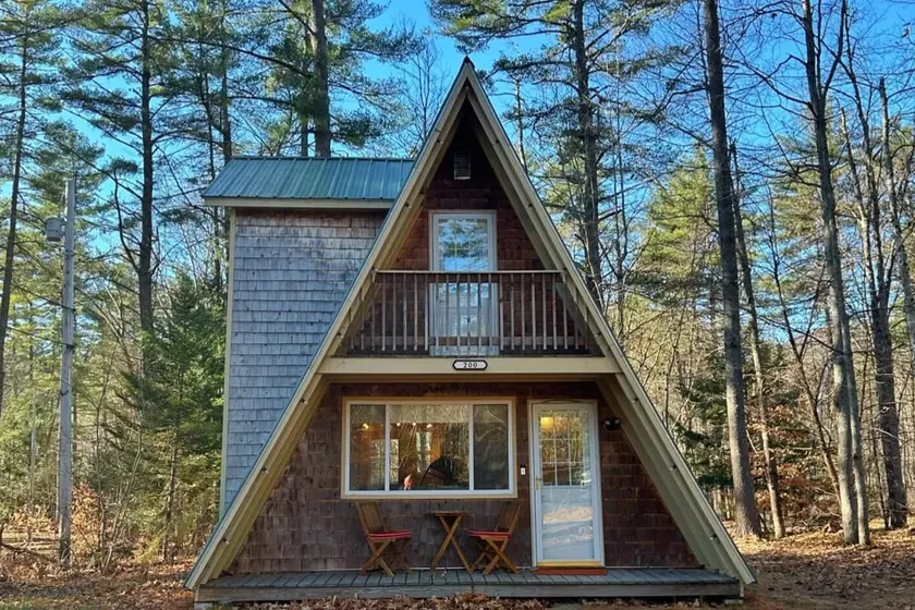 The Triangle House: Cozy A-Frame near Moose Pond - Image 1