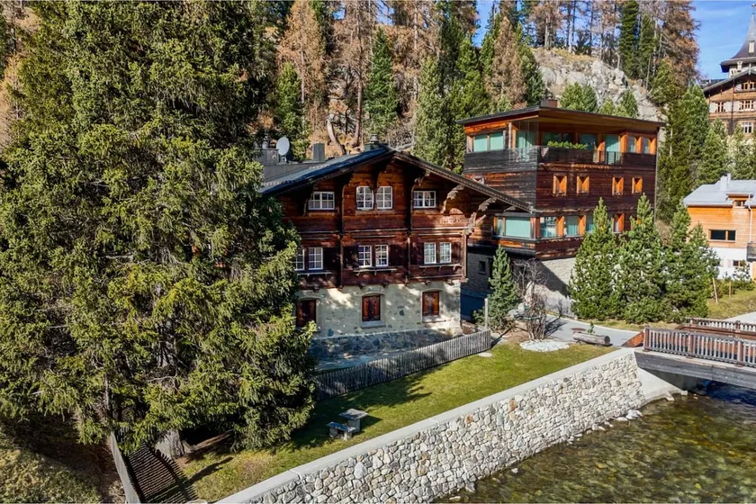 (St.Moritz) Chalet 3bedr+parking 1 min to ski lift - Image 1