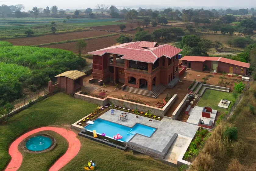 4BHK- StayVista at Bahava w/ Pool, Lawn, Balcony - Image 1