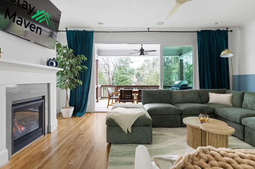 Boho Luxe Stay Game Room, Fire Pit & Playground - Image 1