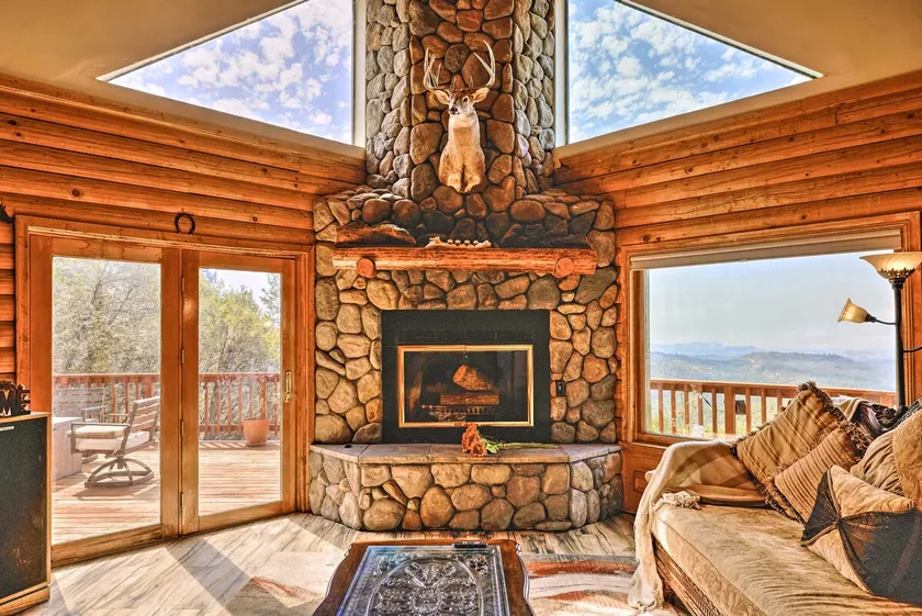 Stunning Log Cabin | Views | Fire Pit | Twain Hart - Image 1