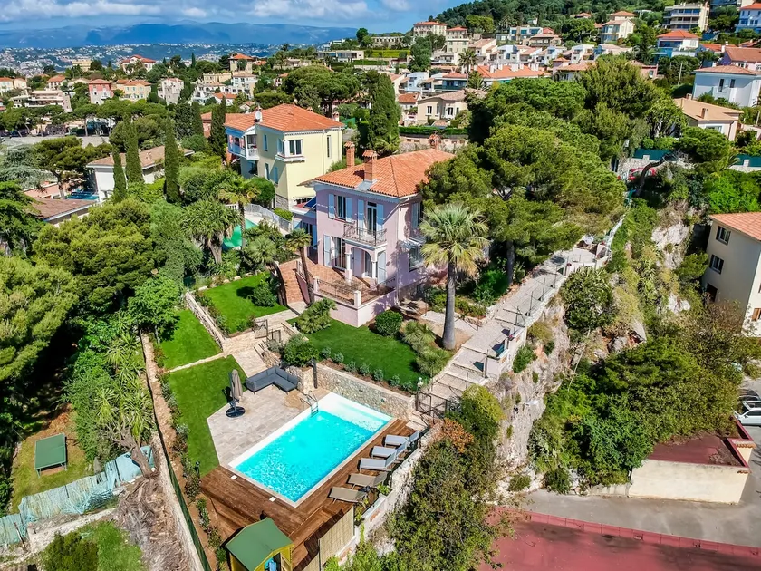 Villefranche • Panoramic Seaview villa • Pool & AC - Image 1