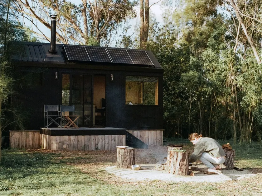 Mountain View Off-Grid Cabin Tucked into Vineyards - Image 1