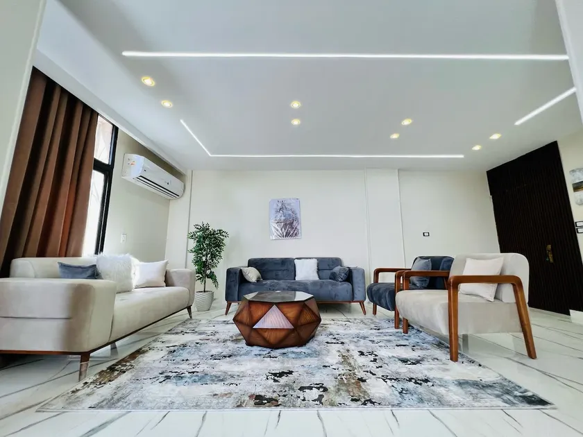 Luxury apartment in Zamalek, balcony view, 24/7 security - Image 1
