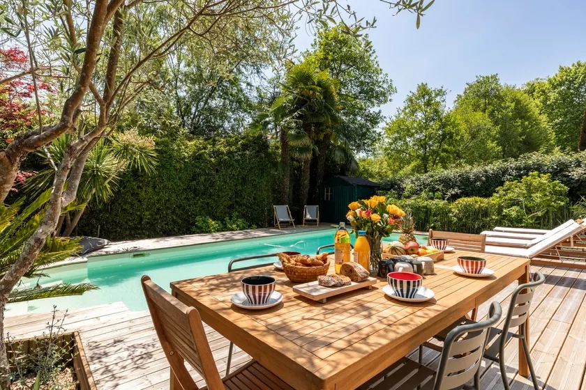 Biarritz, casa tranquila para 8 ps com piscina virada a sul a 10 minutos das praias - Image 1