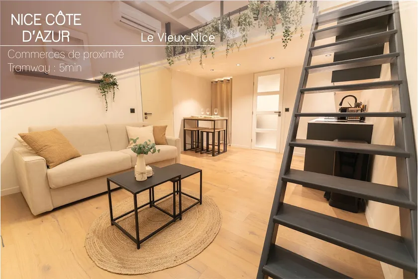 Charmant Duplex Vieux Nice, proche mer, WiFi, Clim - Image 1