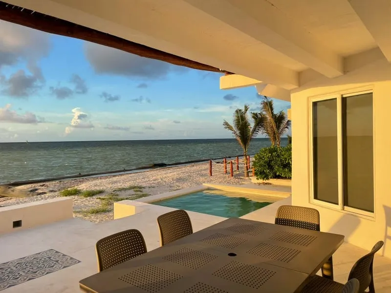 House on the beach three rooms and 3 beds pool a/c - Image 1