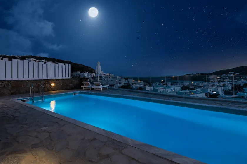 Near Ornos Beach & Mykonos Town w Private Hot Tub - Image 1
