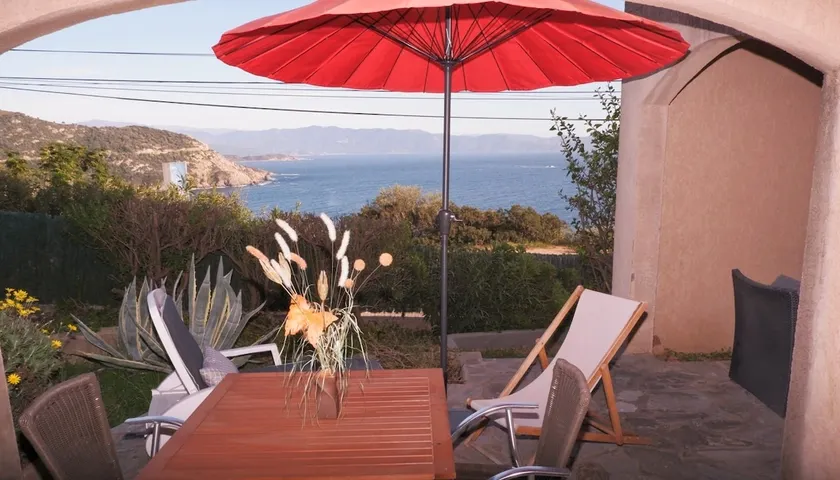 Cozy apartment Terracotta Sea view, Air conditioning, 200 m Village - Image 1
