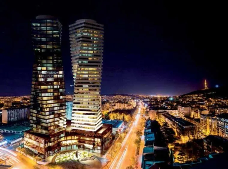 Deluxe Two-Room 60m² Mountain view in Axis Towers - Image 1