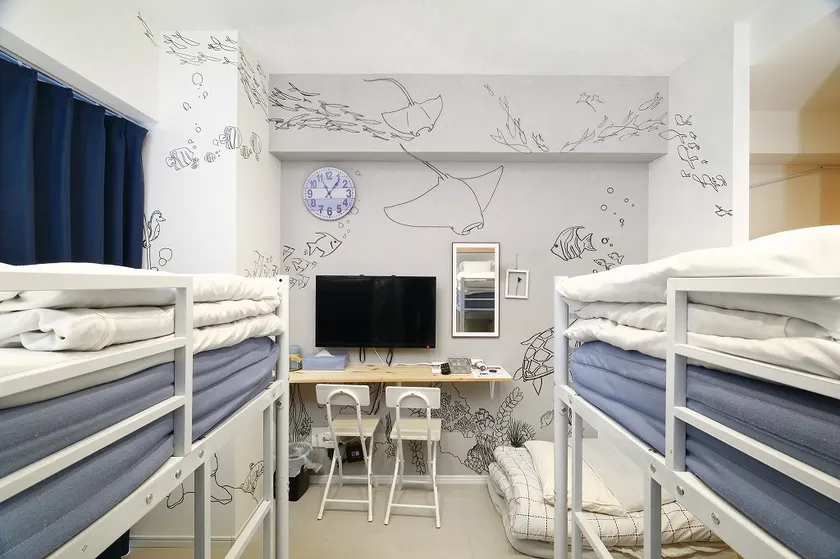 Good Life Apartment / 10 minutes by Yui Rail from Naha Airport / Within walking distance of Kokusai-dori, Type C, 2-story bed - Image 1