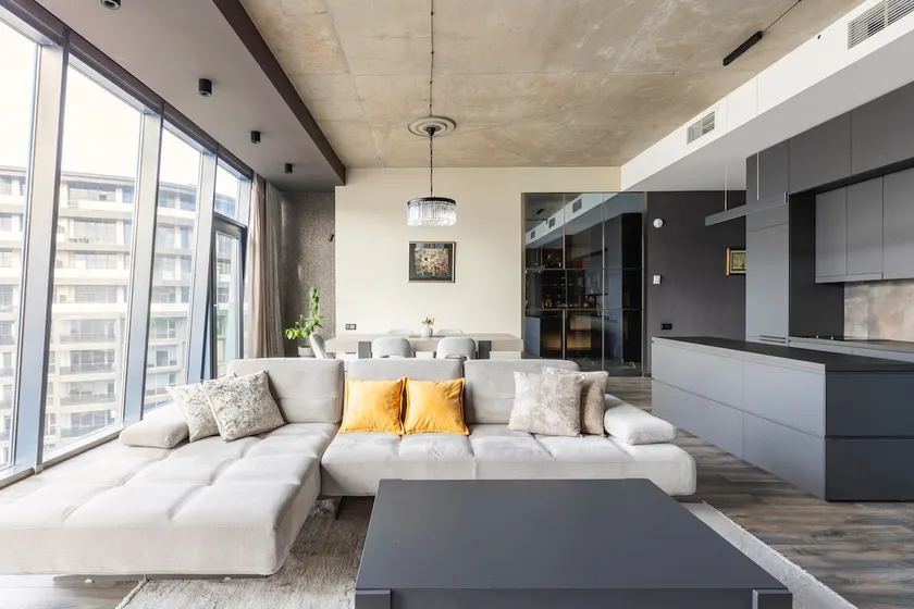 Regal Urban Minimalism in King David Condo - Image 1