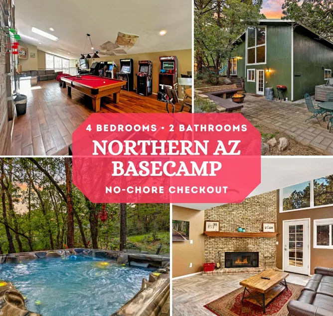 Flagstaff 4BR | Hot Tub, Pool Table, Arcade - Image 1