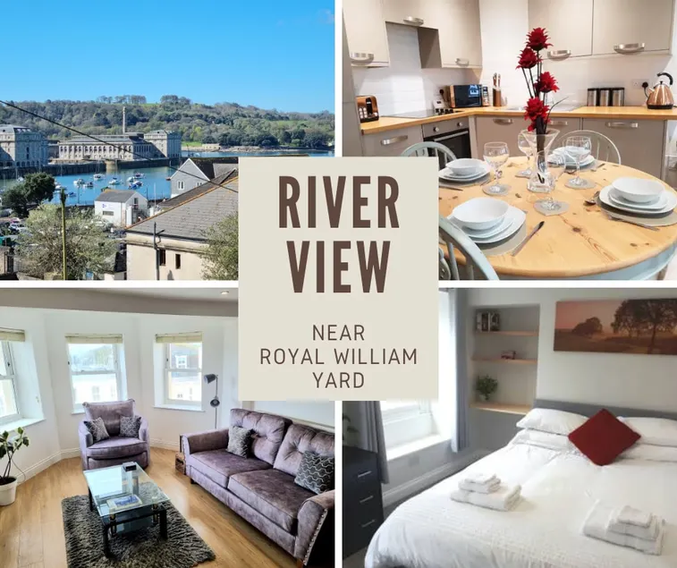 Pure B - Exceptional views of Tamar & Royal William Yard with Free Parking & Wifi - Image 1
