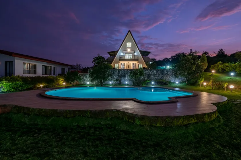 4BHK Hill View Villa with Pool and Chef, Lonavala - Image 1