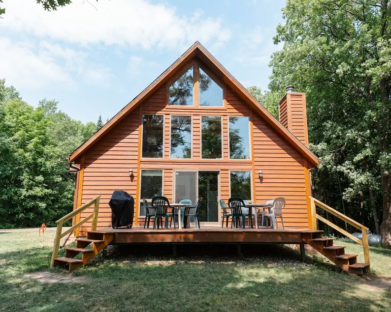 Sullivan Lake AFrame - Free Pontoon, Outdoor Sauna and Hot Tub included! - Image 1