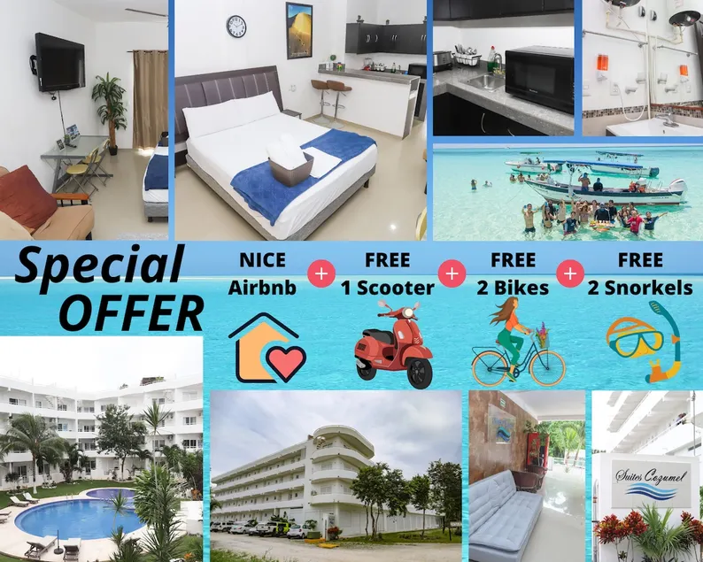 AIRBNBerick1+FREE (1 Vespa+2 Bicycles+2 Snorkes) - Image 1