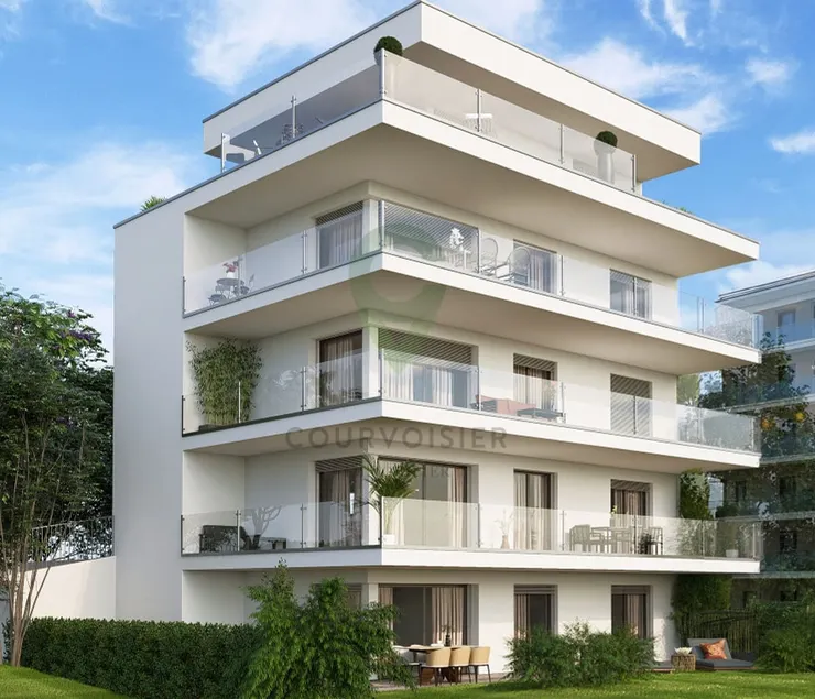 Newly built 2-Bed Flat with parking in Pully - Image 1