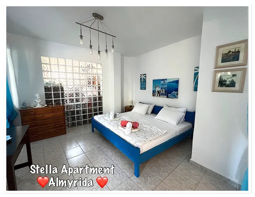 Stella Apartment in Almyrida slechts 350m vanaf het strand, auto huren niet nodig - Image 1